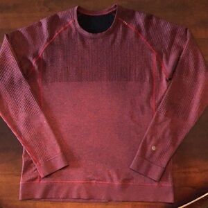 Lululemon athletica Men’s XL Red & Black Sweater